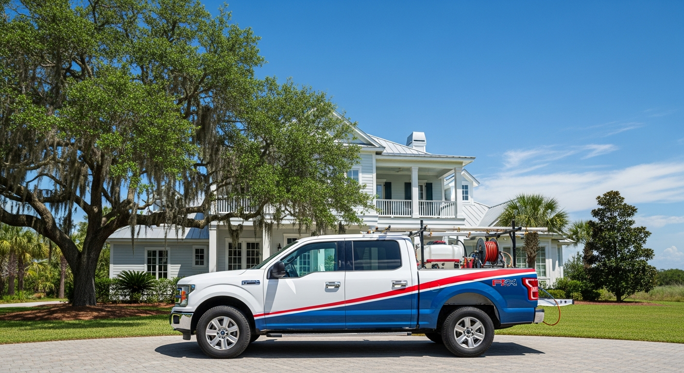Affordable Pest Control on the way to a job